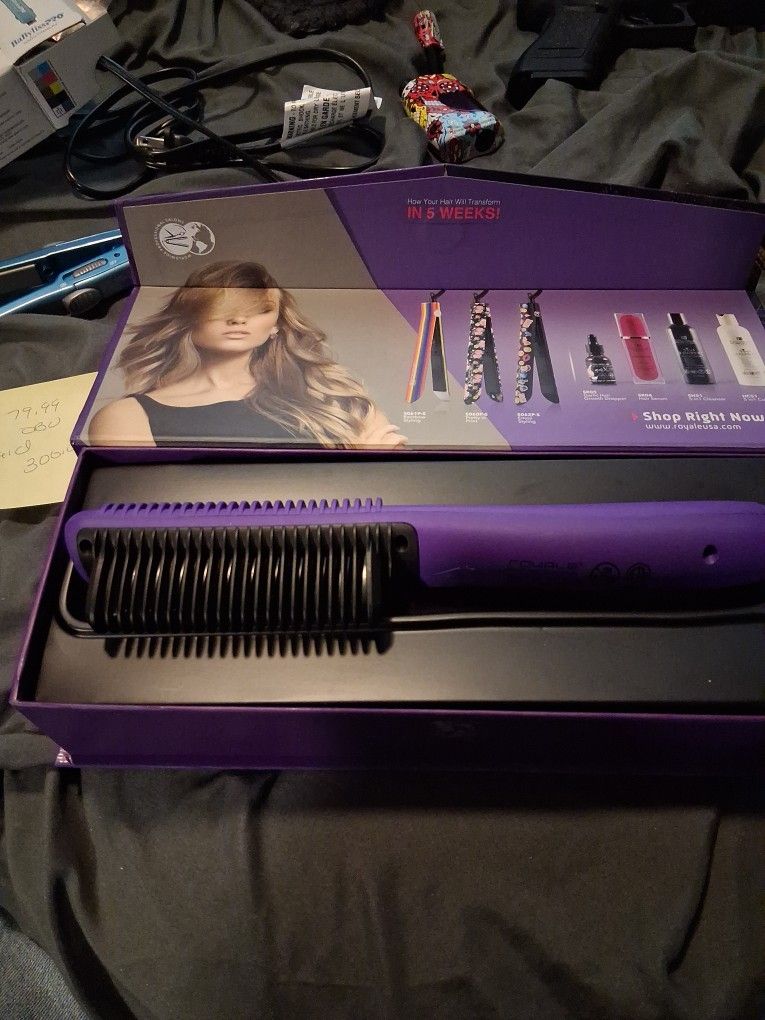 Royale Purple Ceramic Hair Brush