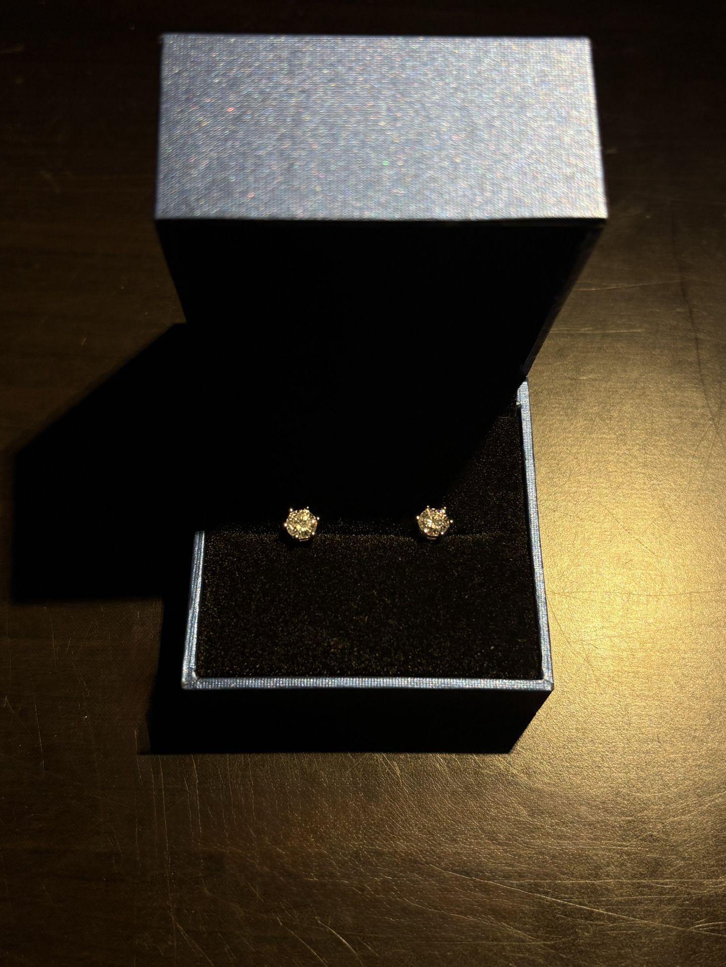 VVS1 925 sterling silver Diamond earrings