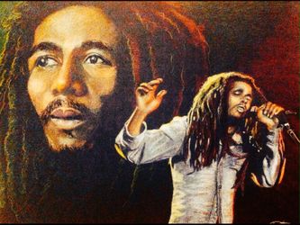 Bob Marley drawing