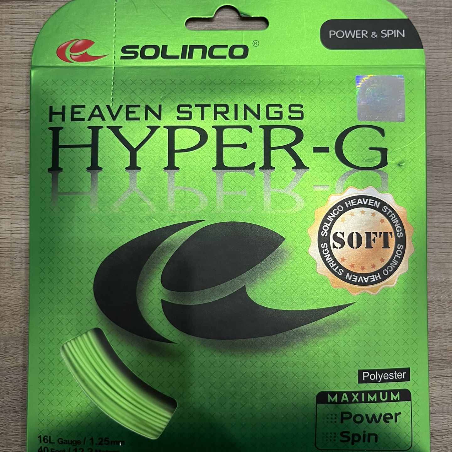 Solinco Hyper-G Soft Tennis Strings 16L Gauge/ 1.25mm for Sale in  Claremont, CA - OfferUp