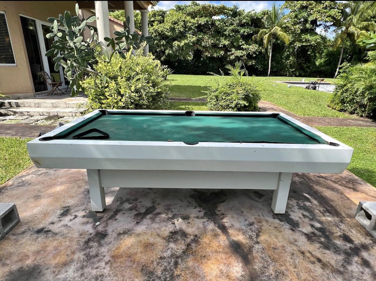 Outdoor Pool Table