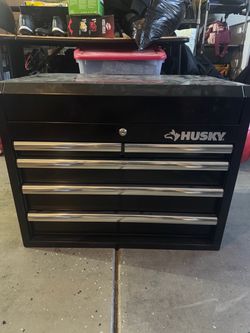 Husky 26-inch 5 drawer gloss blacktop