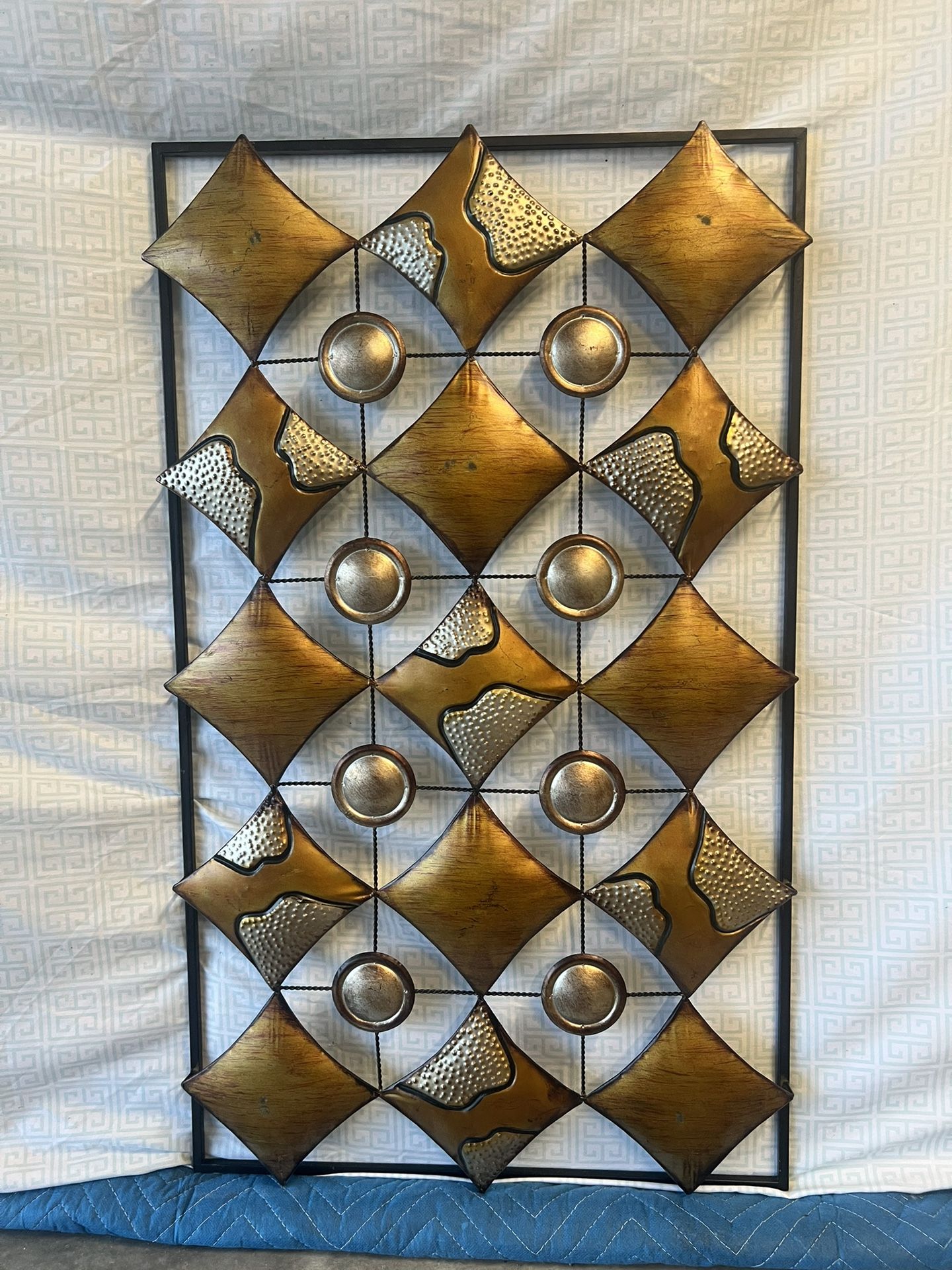 Crate and Barrel Metal Art