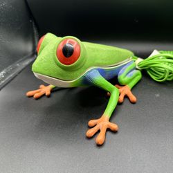Y2K Spencer Frog Landline Phone Novelty Eyes Light Up Red