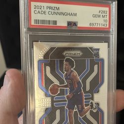 2021 Cade Cunningham RC PSA 10