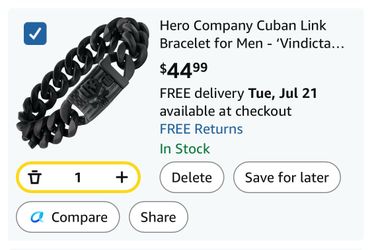 Cuban Link Bracelet for Men - ‘Vindicta Retribution’ Black Skull Stainless Steel Bracelet