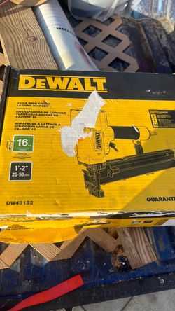 DEWALT DW451S2 16GA Wide Crown Lathing Stapler