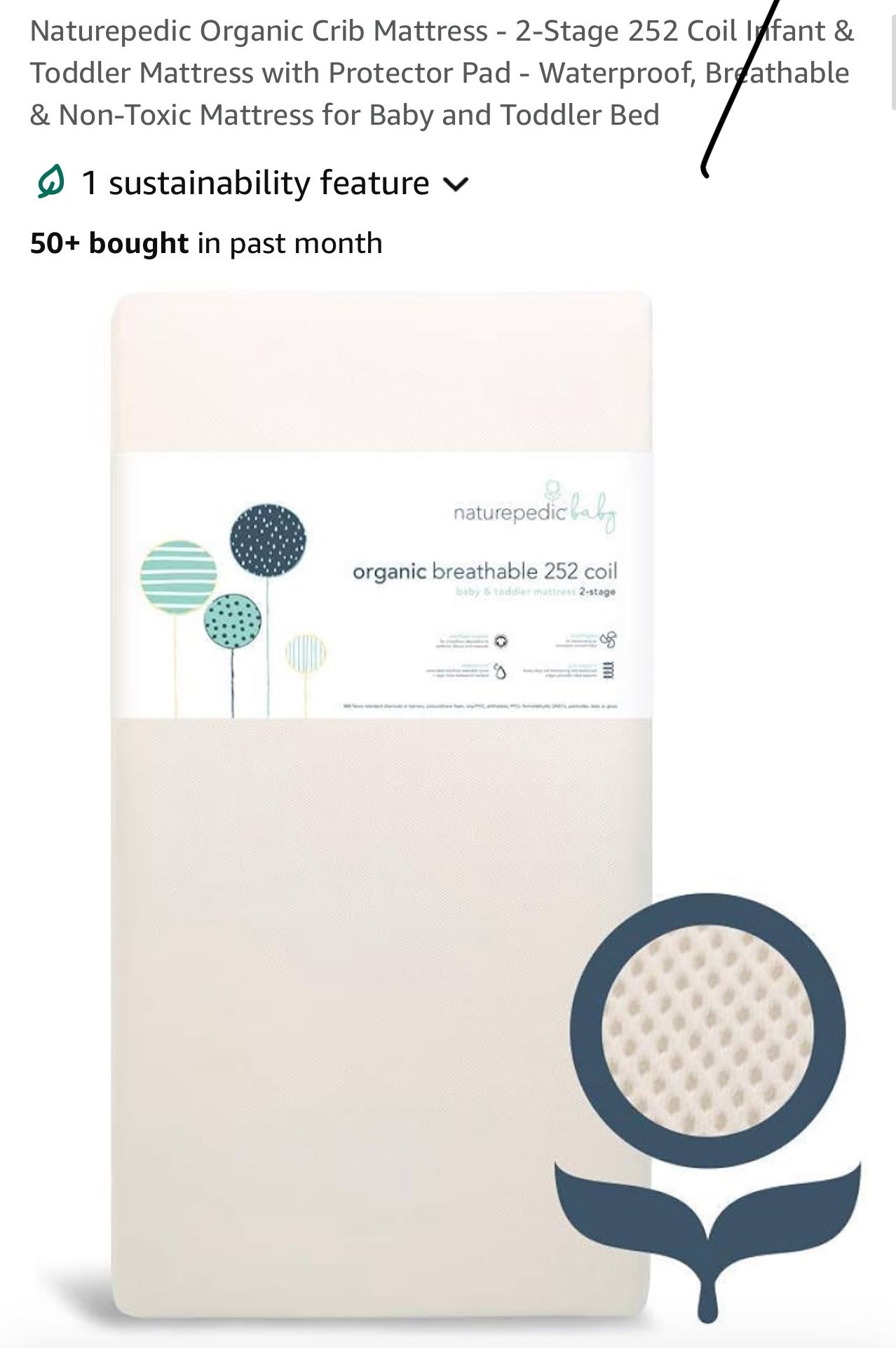Naturepedic Organic Crib Mattress