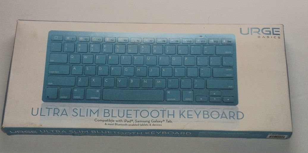 URGE Basics Ultra Slim Bluetooth Keyboard UG0823 NIB IPad Samsung Galaxy