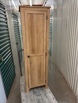 Wooden storage cabinet