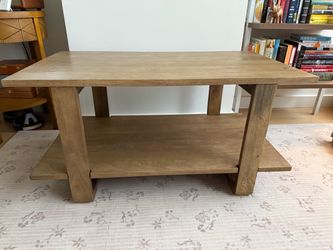 West Elm Wooden Coffee Table