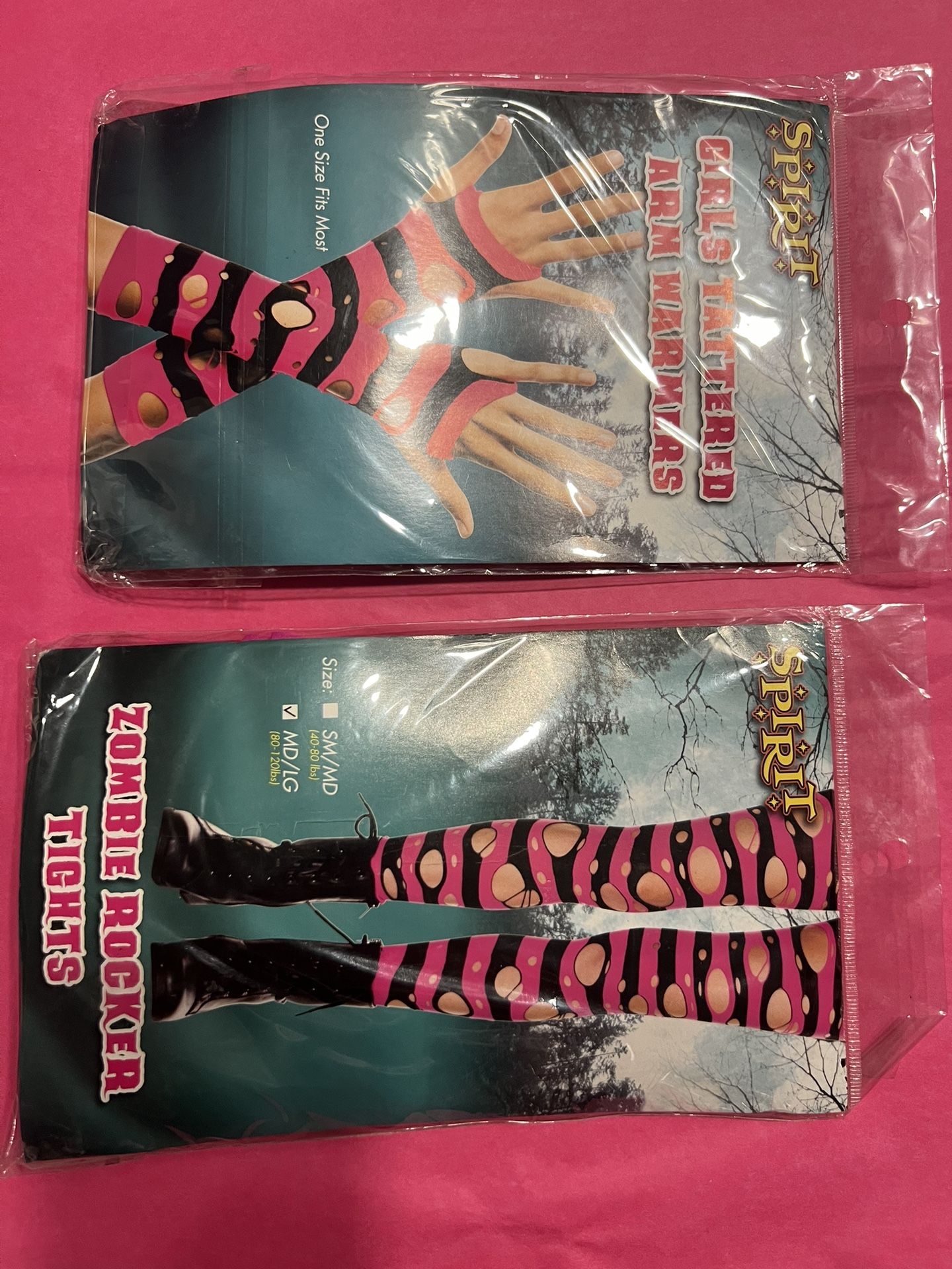 Zombie Rocker, Tights, And Gloves