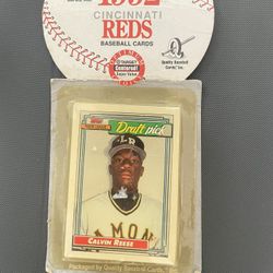 Unopened Pack Of Cincinnati reds Cards 1992