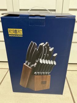 HOSHANHO 16-Piece Japanese High Carbon Stainless Steel Kitchen Knife Set.