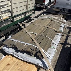 1x4x8 trim lumber brush gray 82 pieces of wood for $328 - $4 each