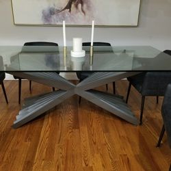Modani Long Dining Table (Chairs Optional)