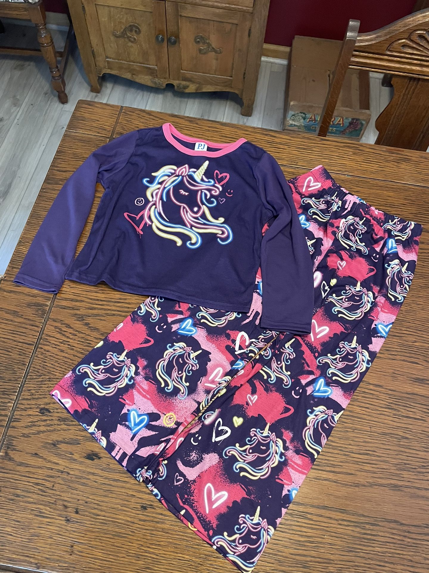 PJ Place Unicorn Outfit Set