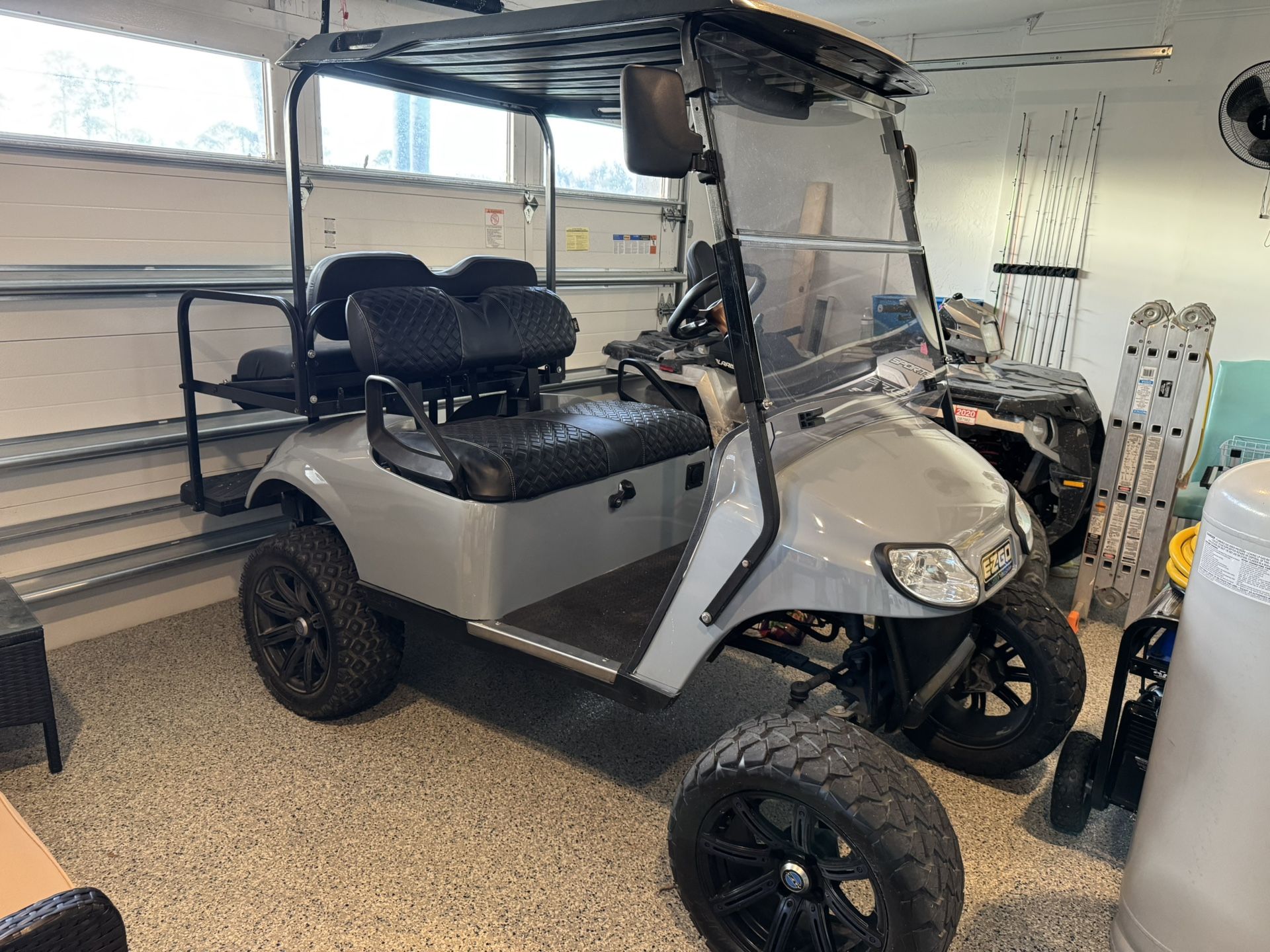 Street Legal Lifted Ezgo Golf cart With New Lithium Battery