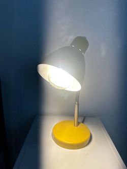 Yellow desk lamp