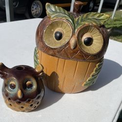 Set Of Owl Figures 