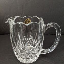 Lead Crystal Creamer Made in Yugoslavia