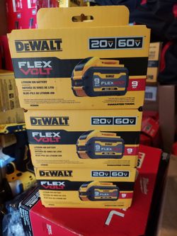 New Dewalt FLEXVOLT 9.0 Battery 20V 60V