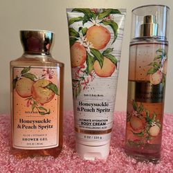 Bath & Body Works PENDING PICKUP:  Body Wash, Body Cream & Fragrance mist Spray