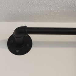 Industrial Style Curtain Rod