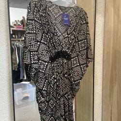 Black And White Print Tunic 