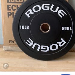 Rogue 10 Lbs Bumper Plates - Pair