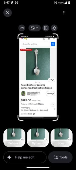 Rolex collectible spoon