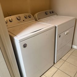 New Whirlpool Washer Dryer Set