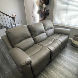 Barely Used Recliner Couch 