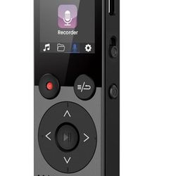 128GB Digital Voice Recorder - 3072 kbps Sound Quality Digital Voice Recorder Audio Recorder with MP3 Playback Function and One-Touch Recording