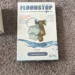 FloodStop Washing Machine Leak Detector Kit FS3/4H-90 NEW