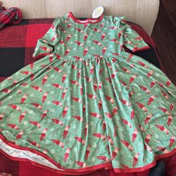 Girls Elf On the Shelf Twirl Dress Size 8/10