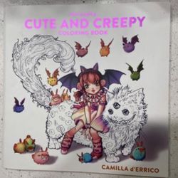 Cute And Creepy Adult Coloring book ! 