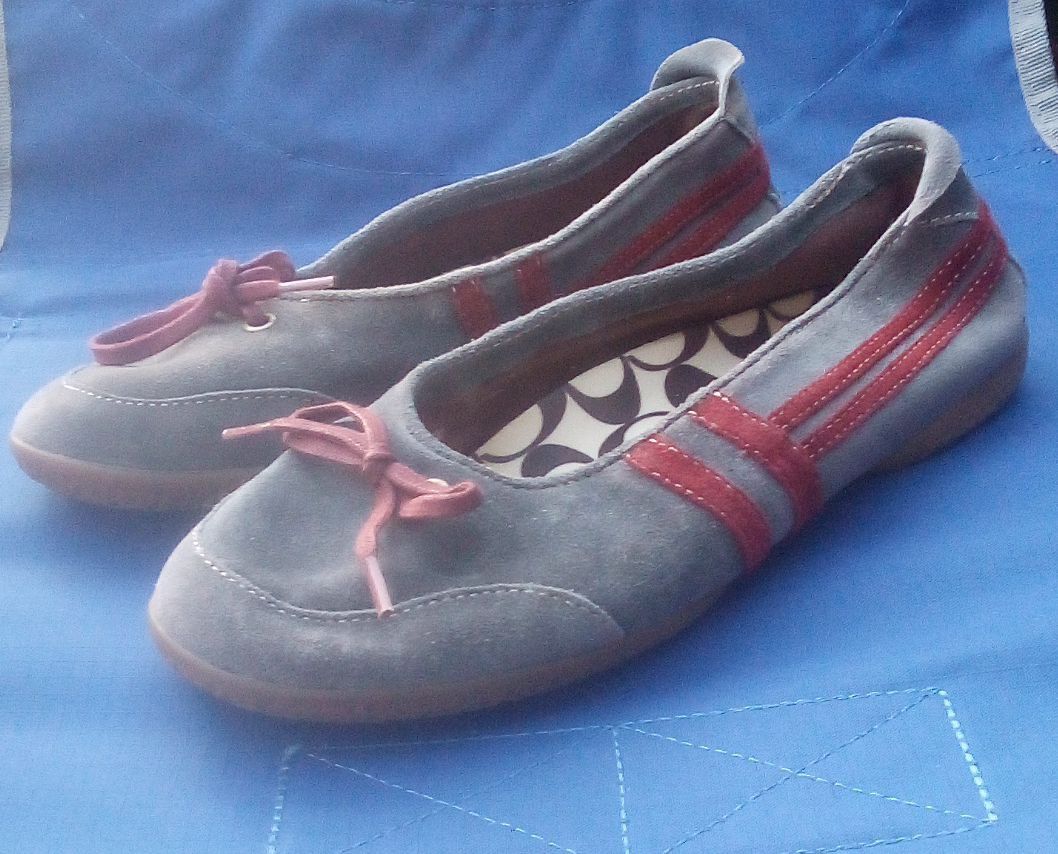 Coach 'Elsie' Suede Flats