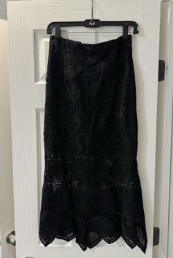 JONATHAN SIMKHAI Lace midi skirt