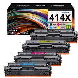 New 414X Toner Cartridges 4 Pack 414A 
