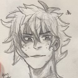 Fan Art Deku+spiderman 