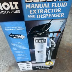 Manual Fluid extractor and  dispenser