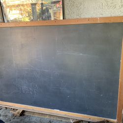 Antique Chalkboard Made Of Solid Slate