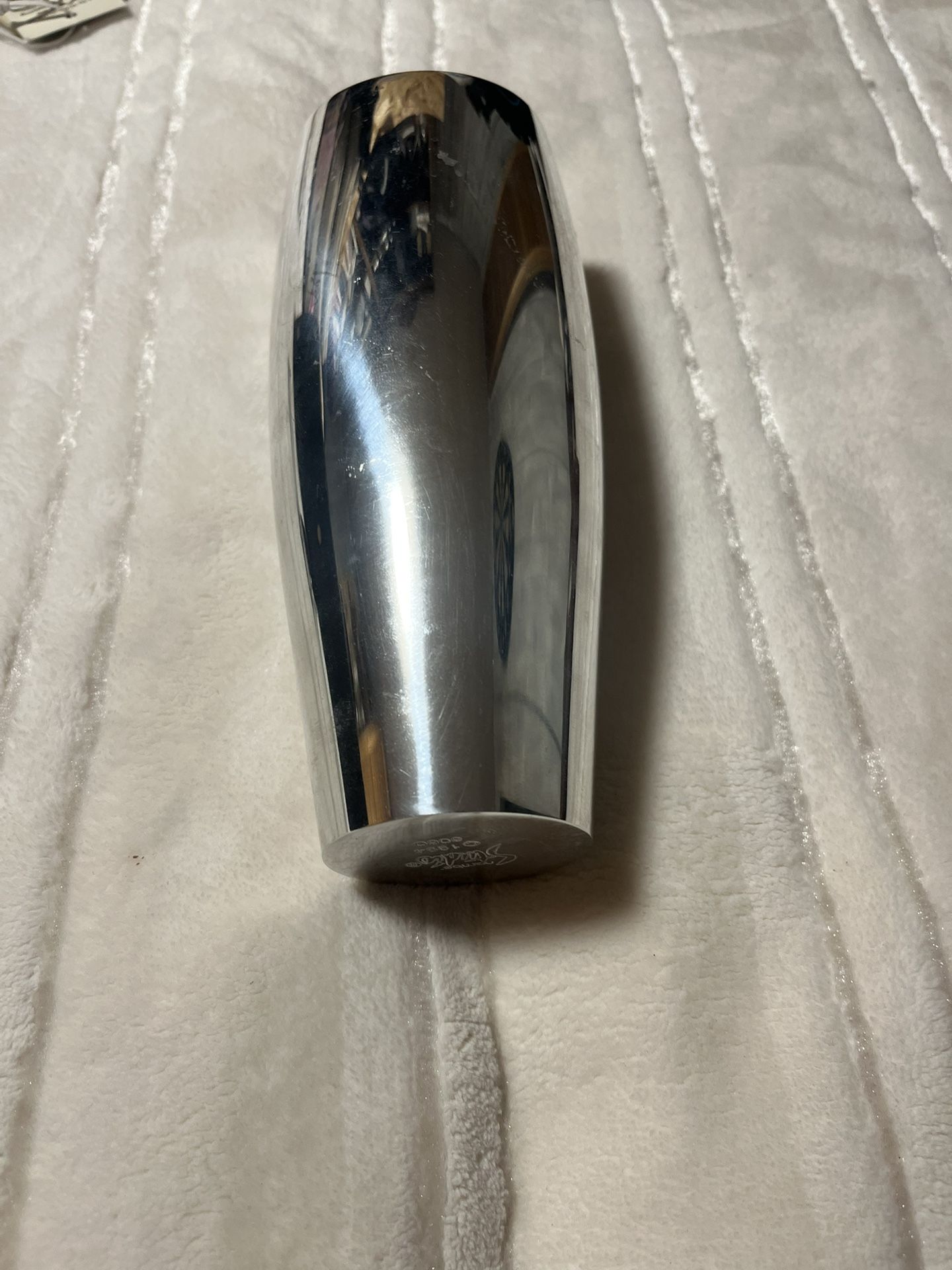Vintage 1994 Silver Alloy Metalware Nambe studio 6060 Vase by Karim Rashid