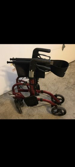 Wheel chair and walker