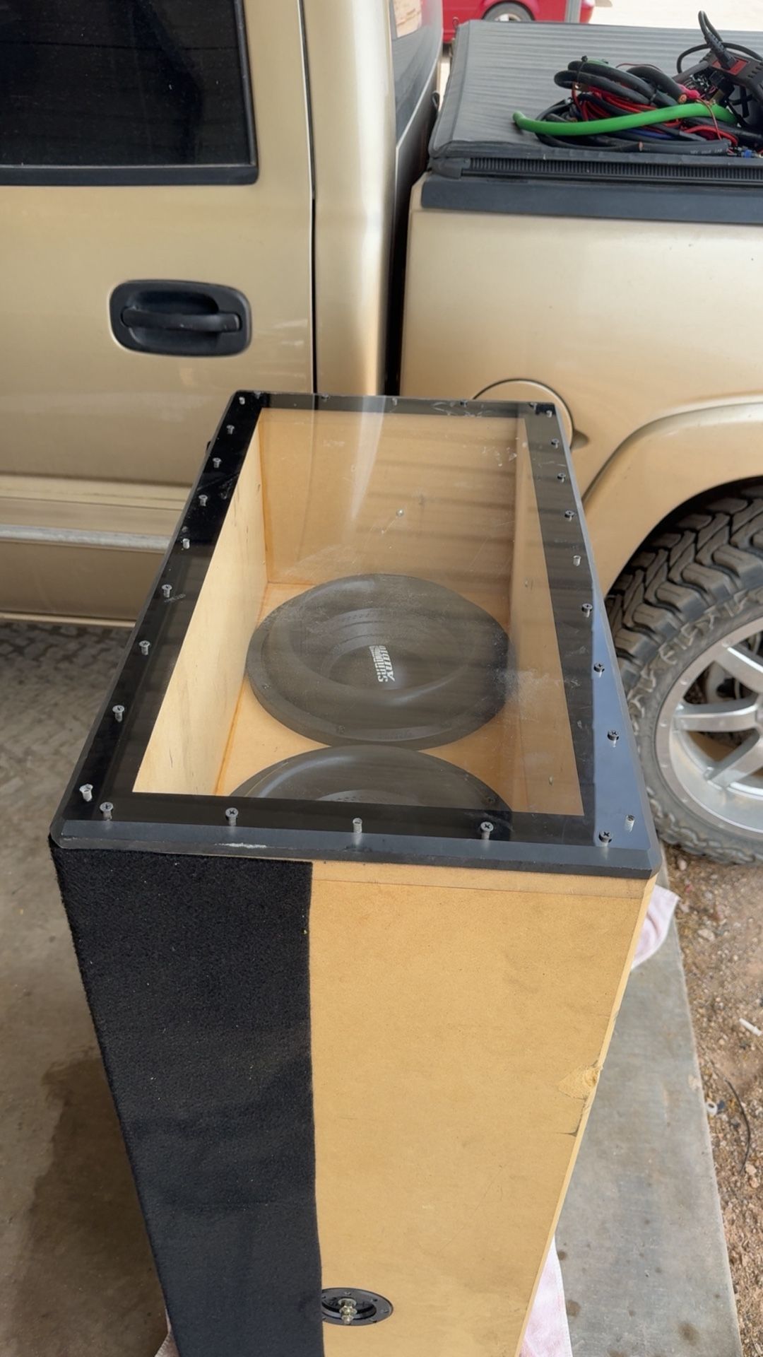 4th Order Subwoofer Box For 2 12” Sundown ZV6 BOX ONLY!!