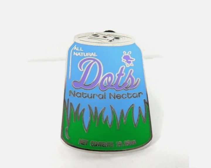 Disney Delicious Drinks Soda Can Pop Dots Natural Nectar Pin
