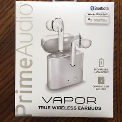 NWT Wireless Earbuds With Charging Case