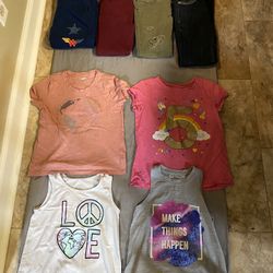 Girls 8 piece clothing lot, size - 7/8