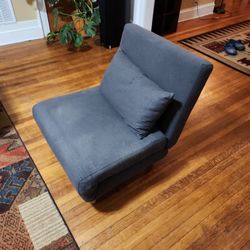 Reclining Futon, Gray